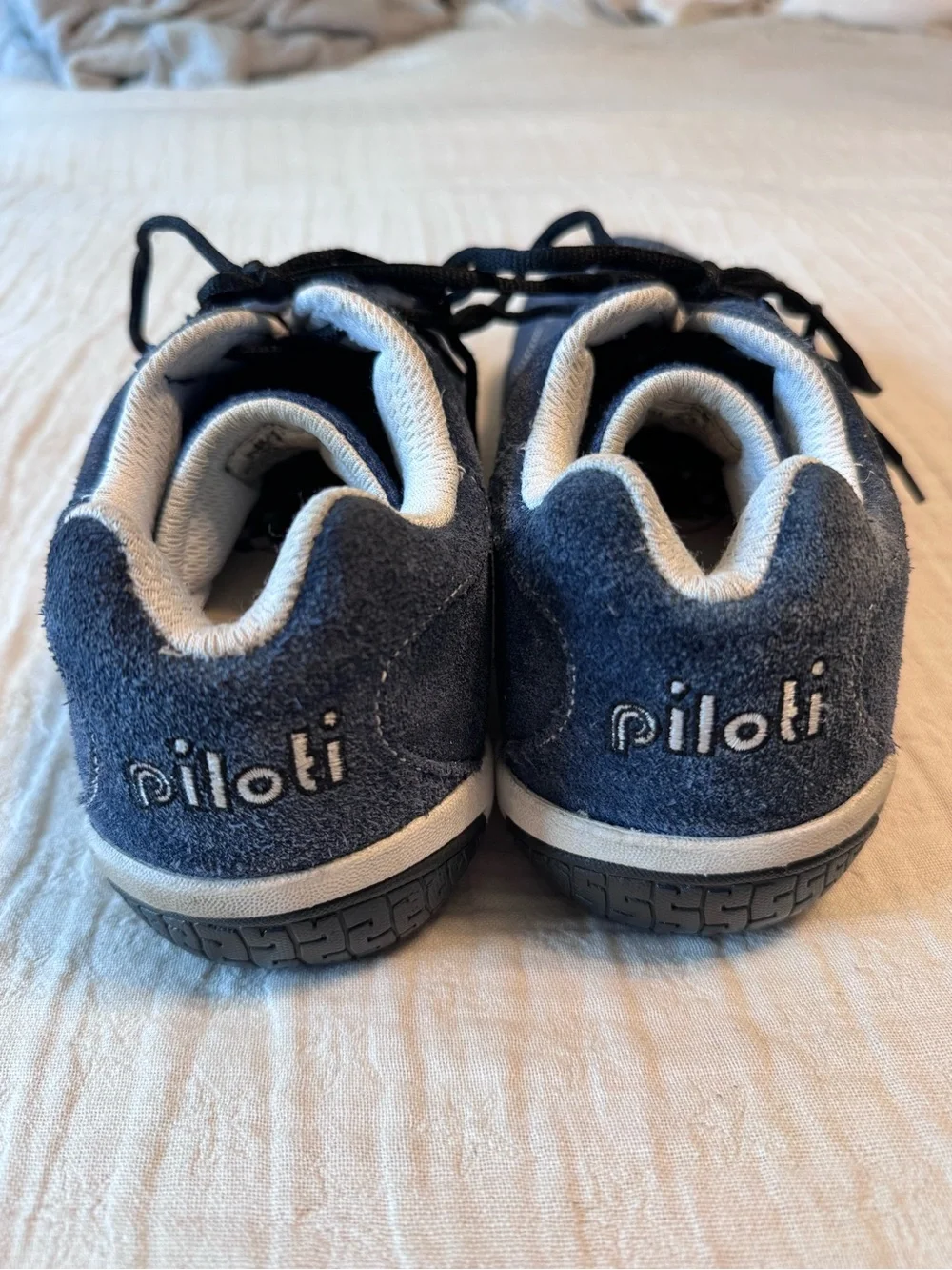 Piloti Prototipo Blue Suede Leather Driving Shoes Men’s 10.5